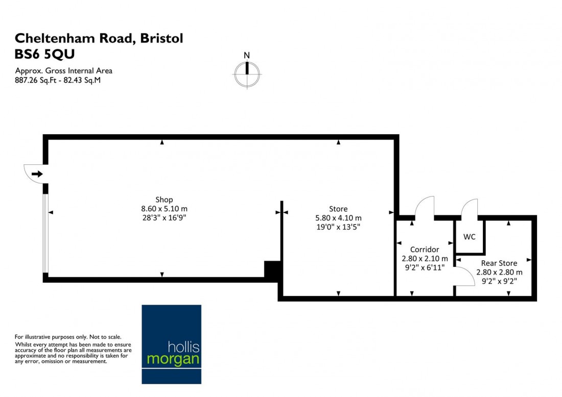 Floorplan for Cheltenham Road, Bristol