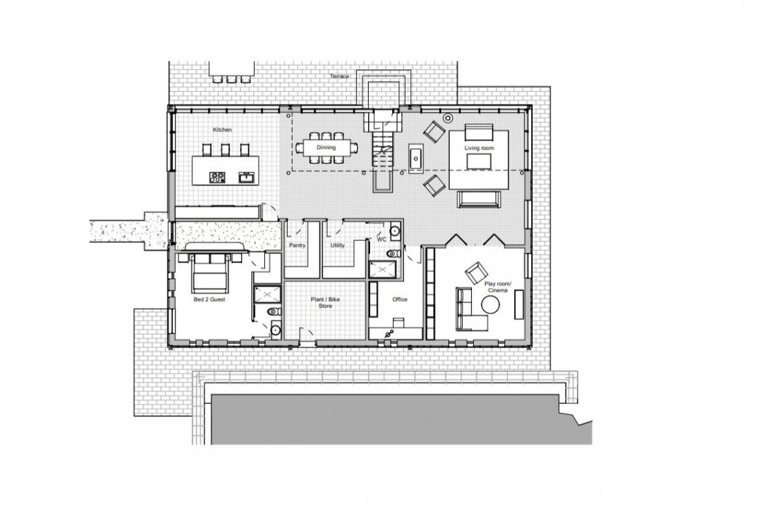 Floorplan for PLANNING GRANTED | CLEVEDON