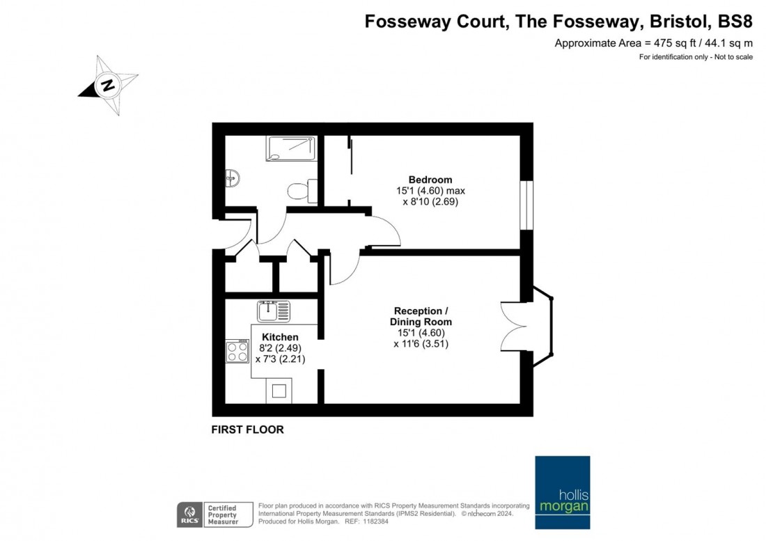 Floorplan for The Fosseway, Clifton