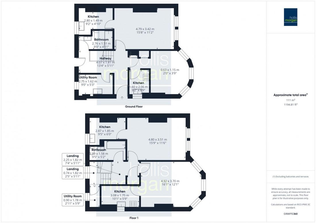 Floorplan for 4 FLATS | FAMILY HOME | COTHAM
