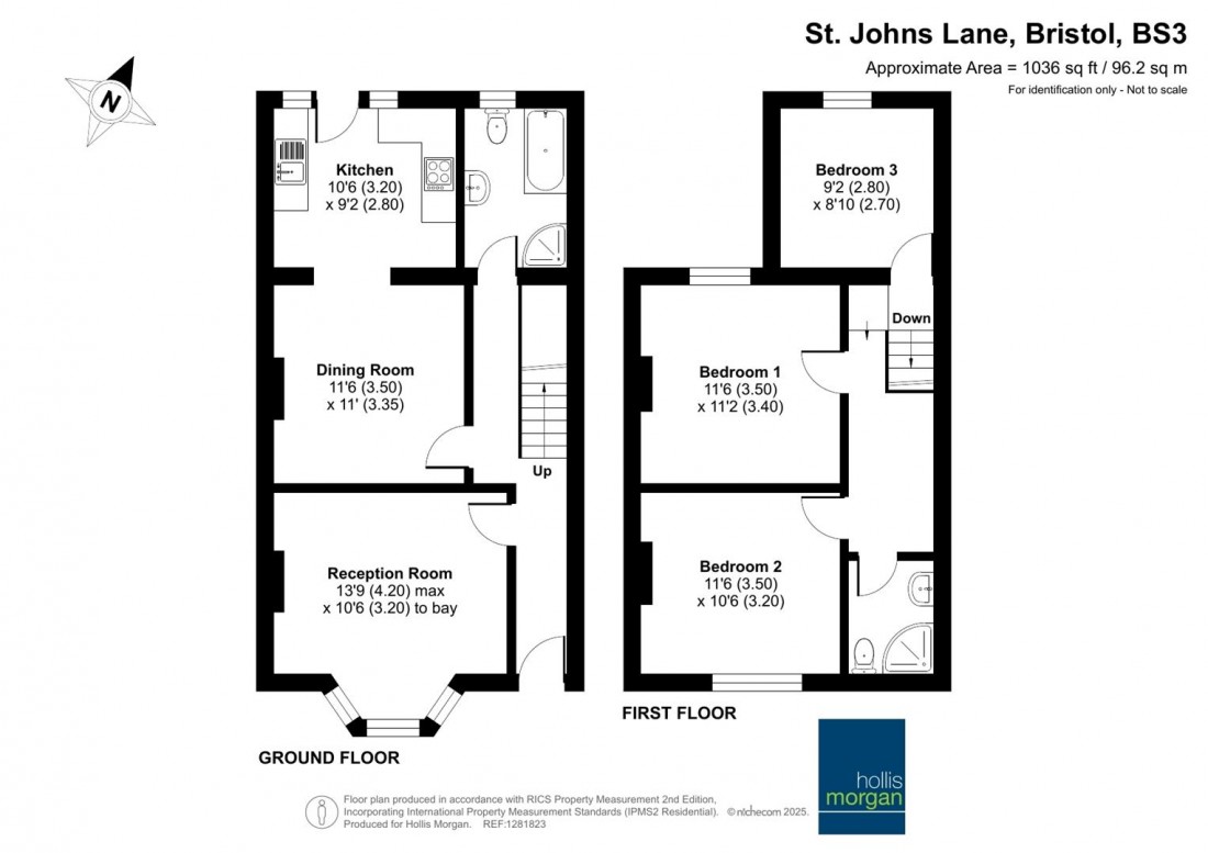 Floorplan for St. Johns Lane, Bedminster