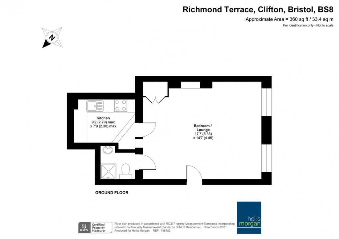 Floorplan for Richmond Terrace, Clifton
