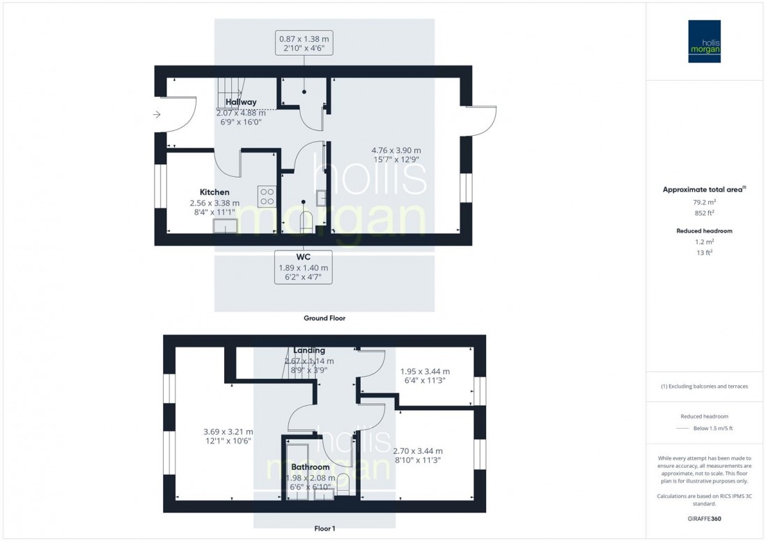 Floorplan for MODERN TOWNHOUSE | NORTON FITZWARREN | TA2