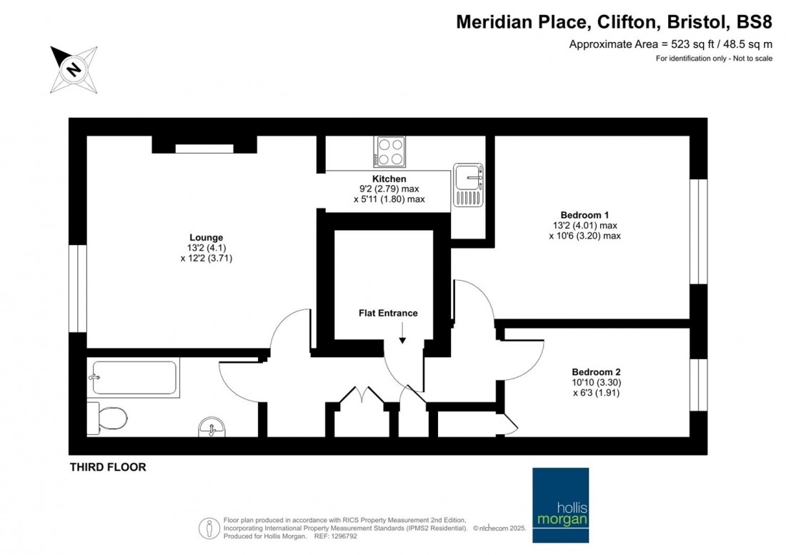 Floorplan for Meridian Place, Clifton, Bristol