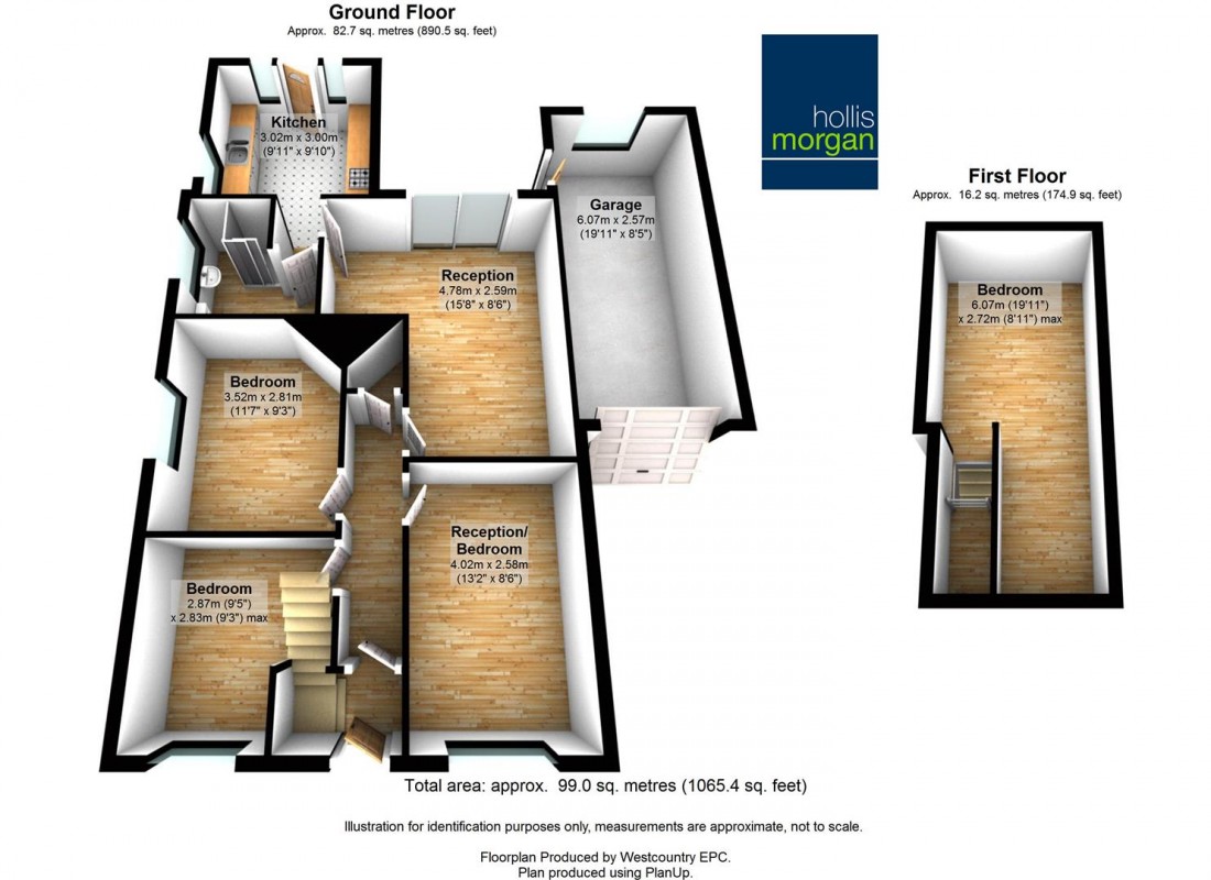 Floorplan for Beach Avenue, Severn Beach, Bristol