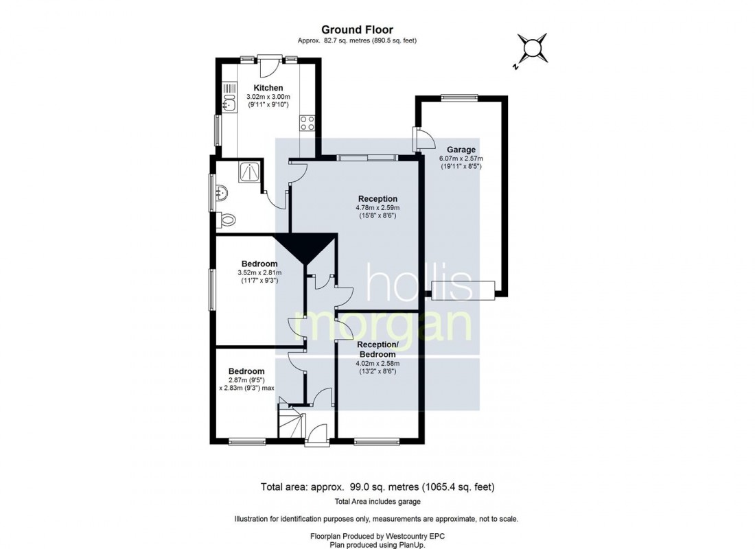 Floorplan for Beach Avenue, Severn Beach, Bristol