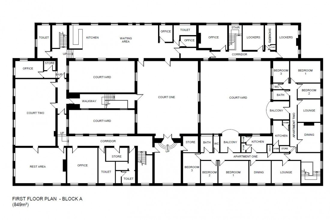 Floorplan for FORMER POLICE STATION | MINEHEAD