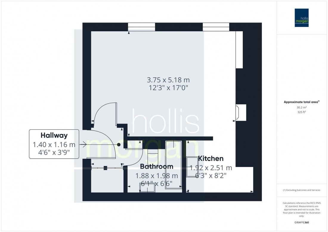 Floorplan for Fountain Buildings, Bath