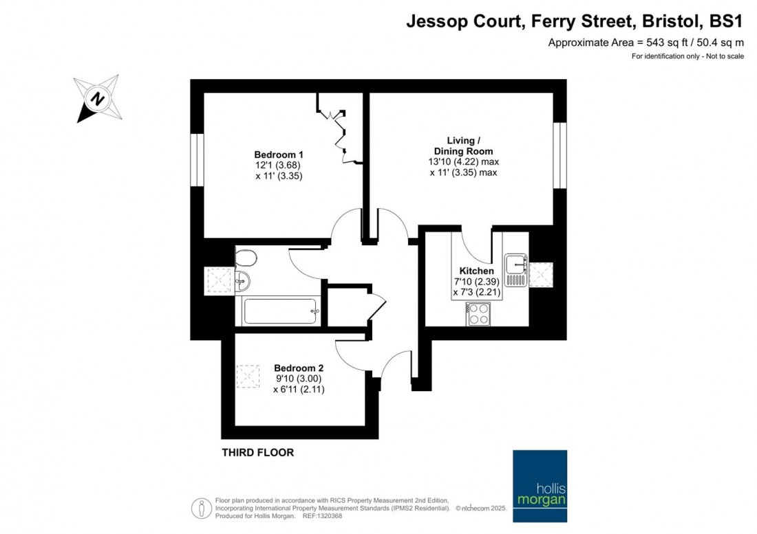 Floorplan for Ferry Street, Bristol