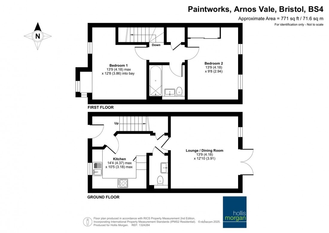 Floorplan for Paintworks, Arnos Vale