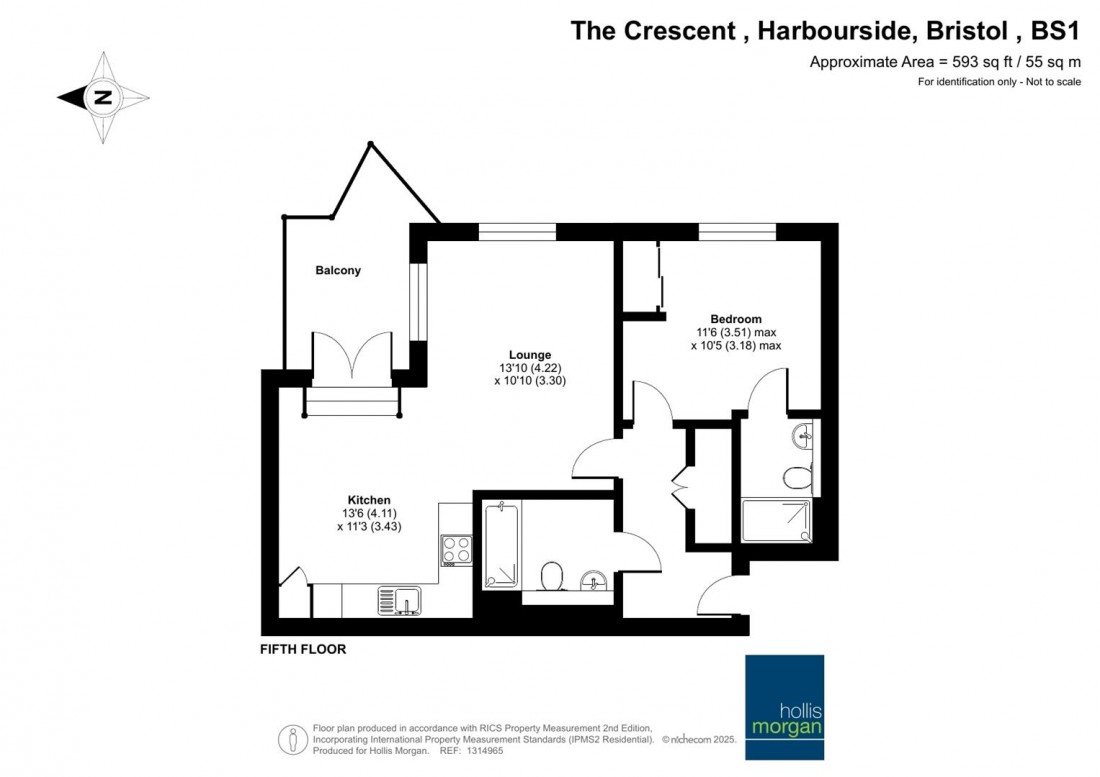 Floorplan for Hannover Quay, Bristol