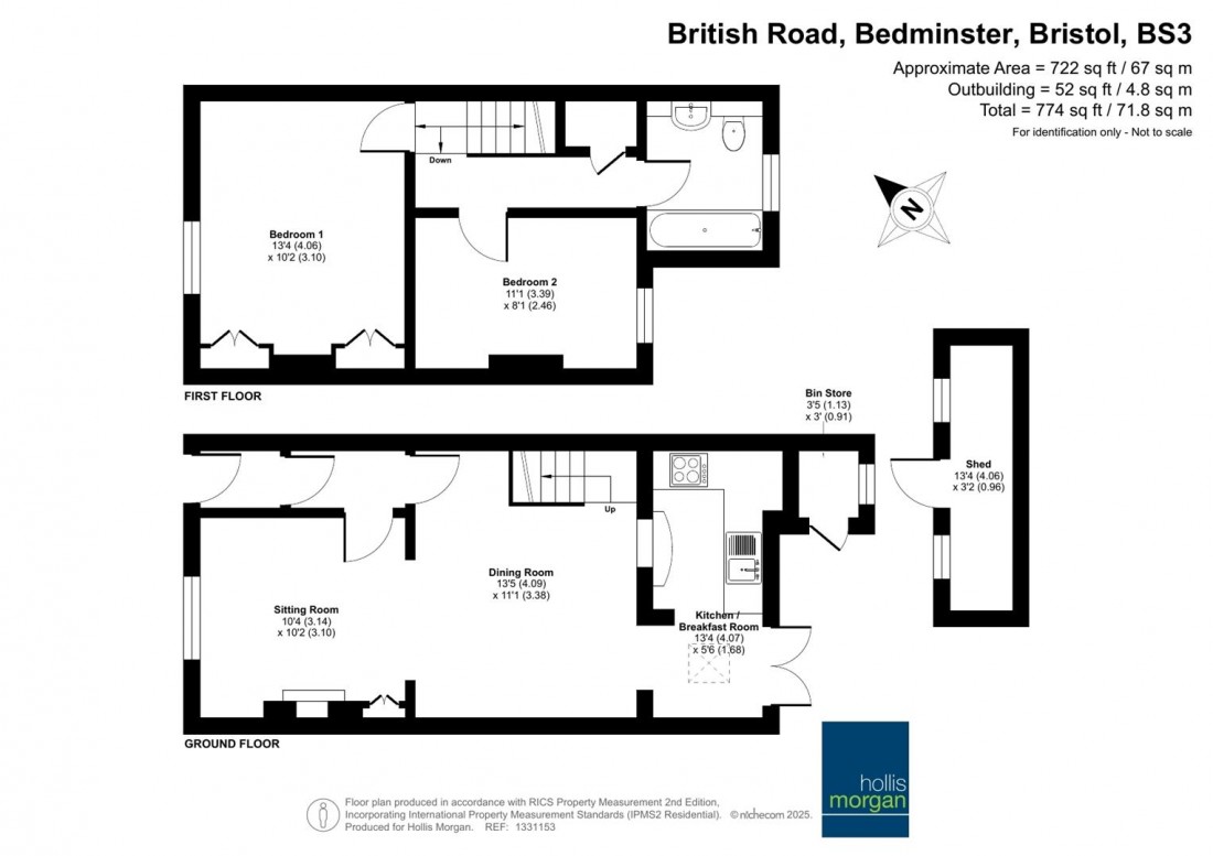 Floorplan for British Road, Bedminster