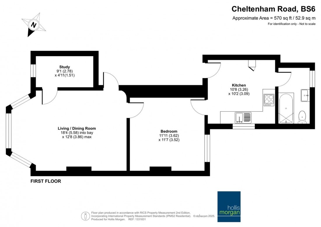 Floorplan for Cheltenham Road, Cotham