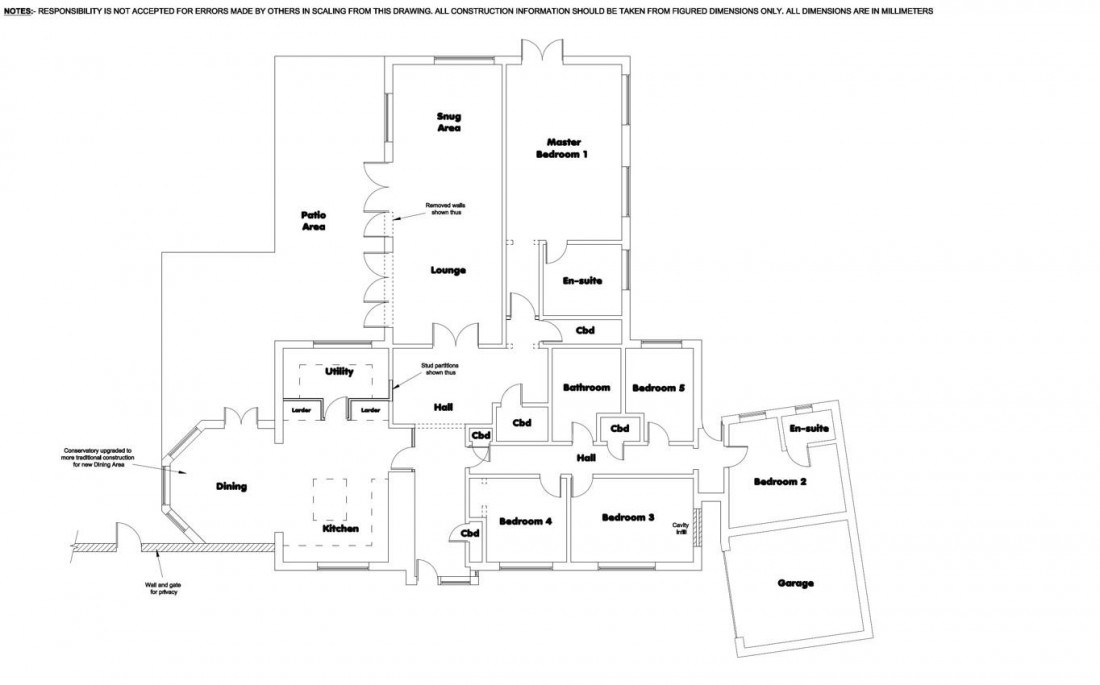 Floorplan for Church Hill, Olveston