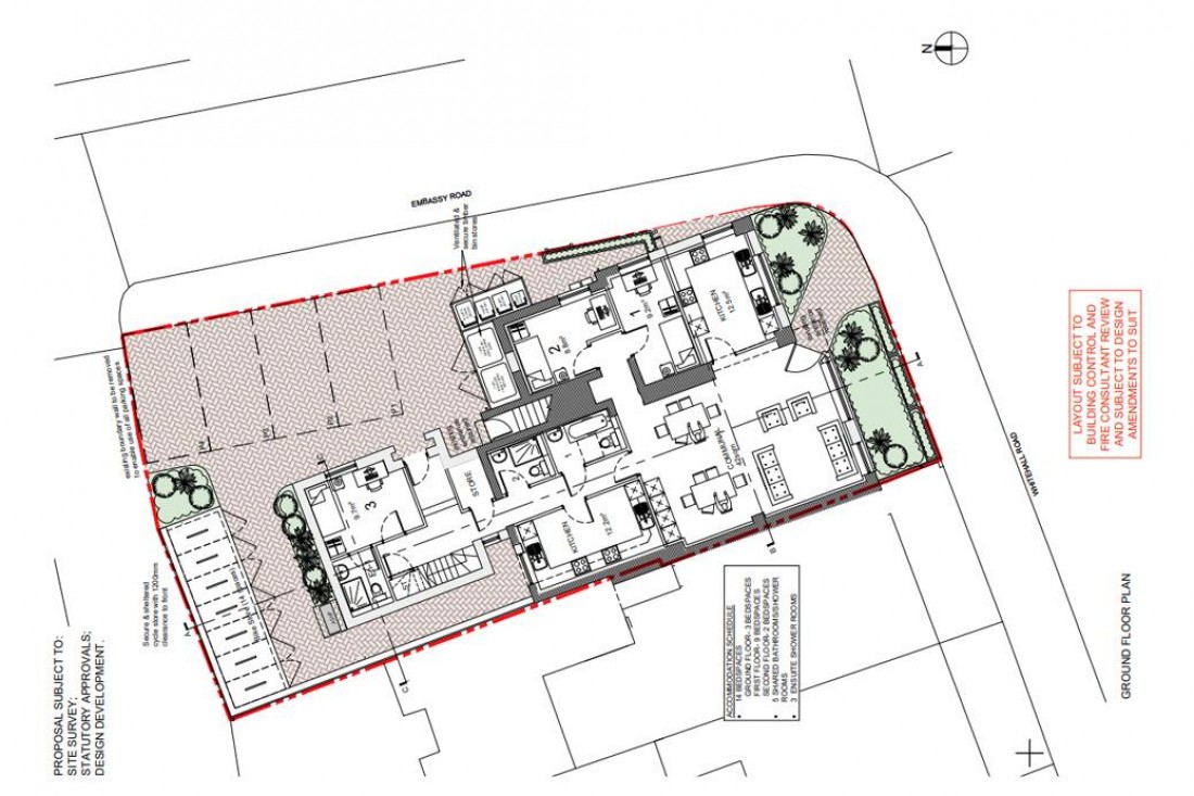 Floorplan for 14 BED + 8 BATH HMO | £126k pa | BS5