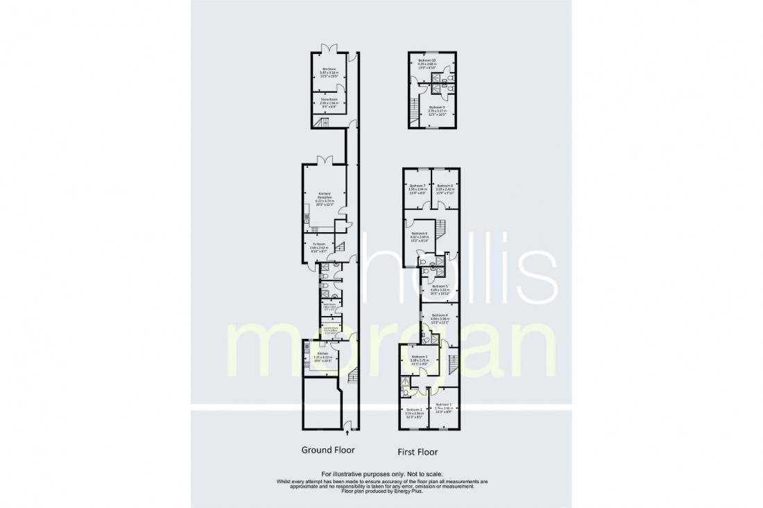 Floorplan for HMO | £92,500 pa | BS7
