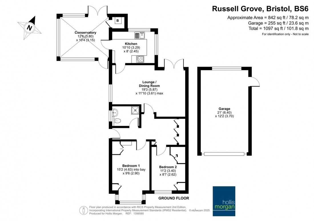 Floorplan for Russell Grove, Westbury Park