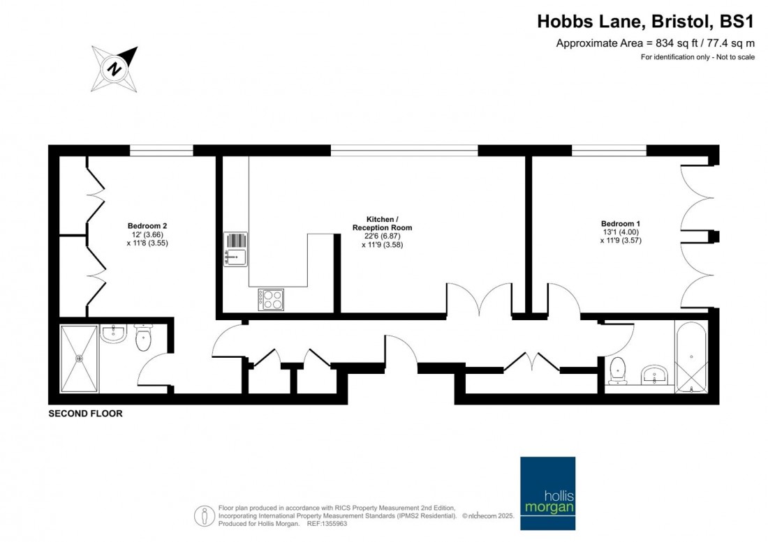 Floorplan for Hobbs Lane, Bristol