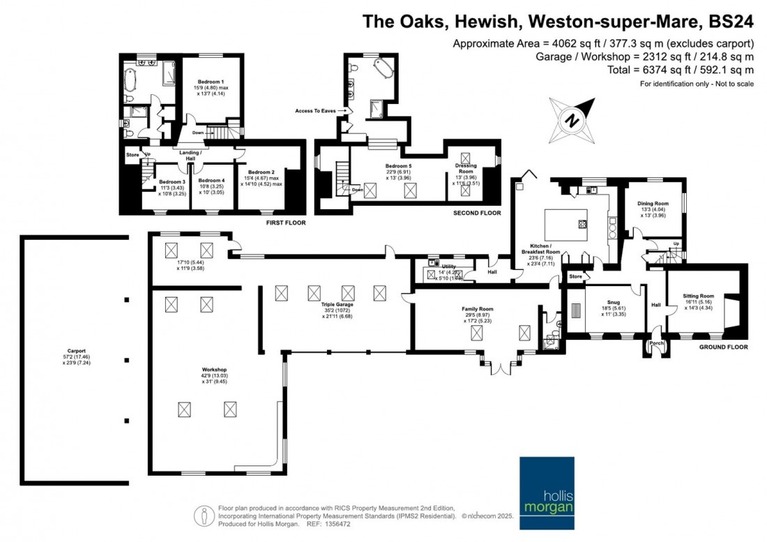 Floorplan for Hewish, North Somerset