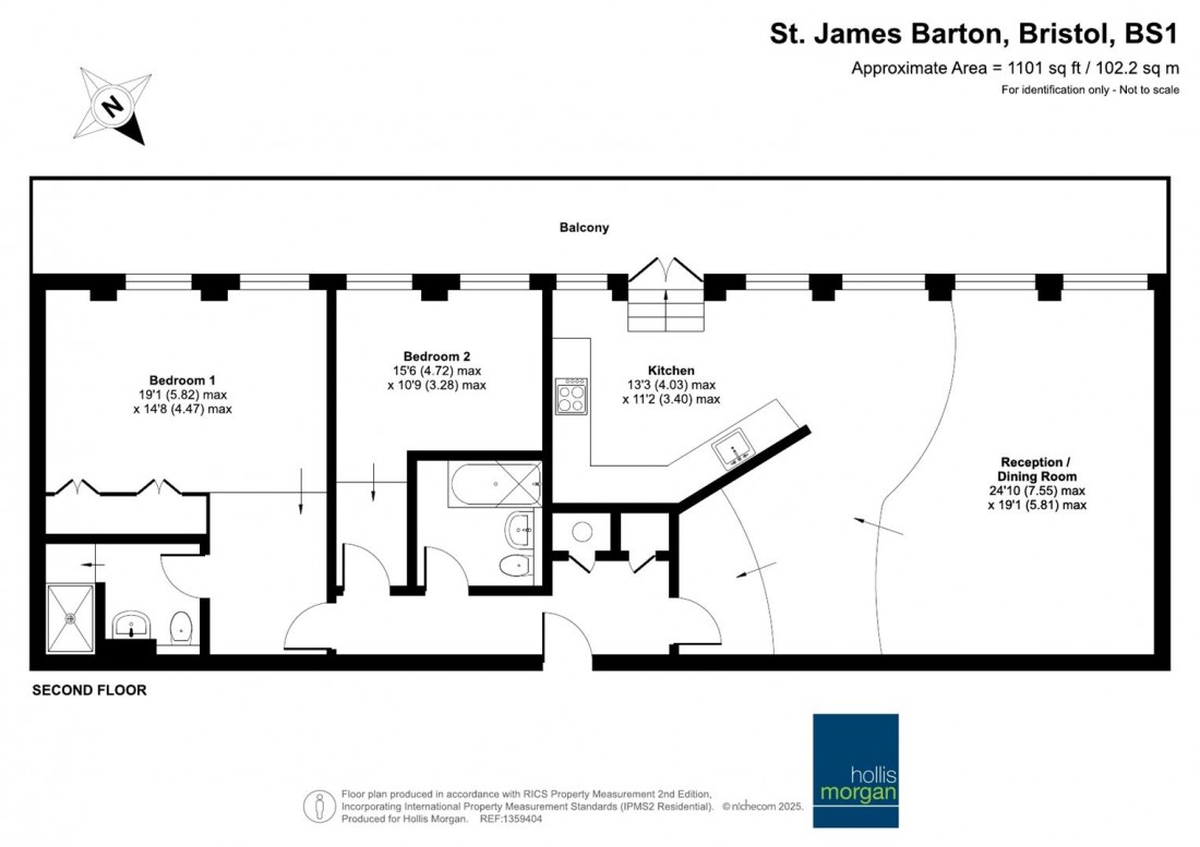 Floorplan for Penthouse, City Centre