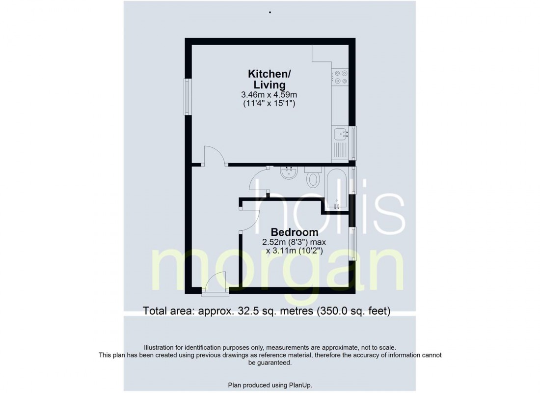 Floorplan for 1 BED FLAT | BS5