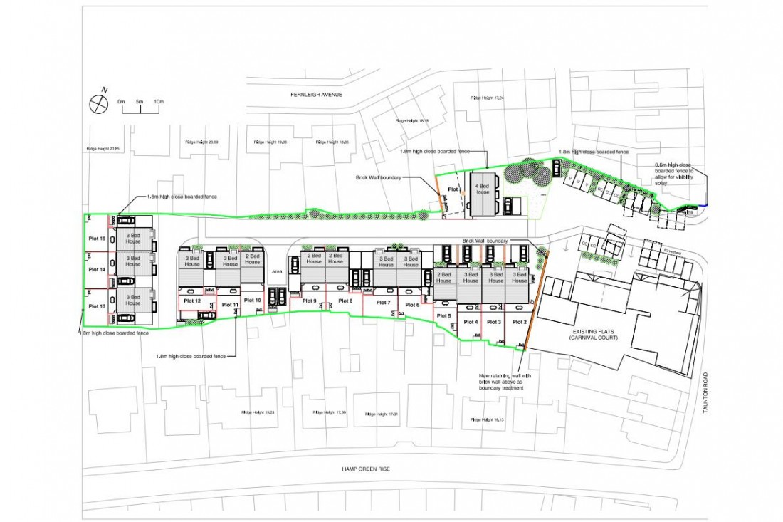 Floorplan for SITE WITH PLANNING x 9 HOUSES | BRIDGWATER