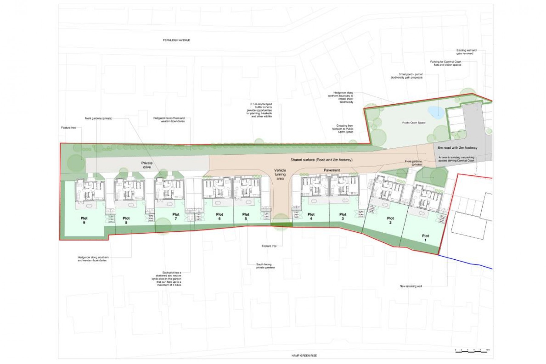 SITE WITH PLANNING x 9 HOUSES | BRIDGWATER, 27 bedroom, Land - Building Plot - 34226605