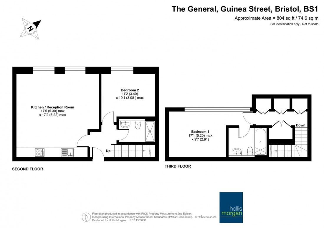 Floorplan for Guinea Street, Bristol