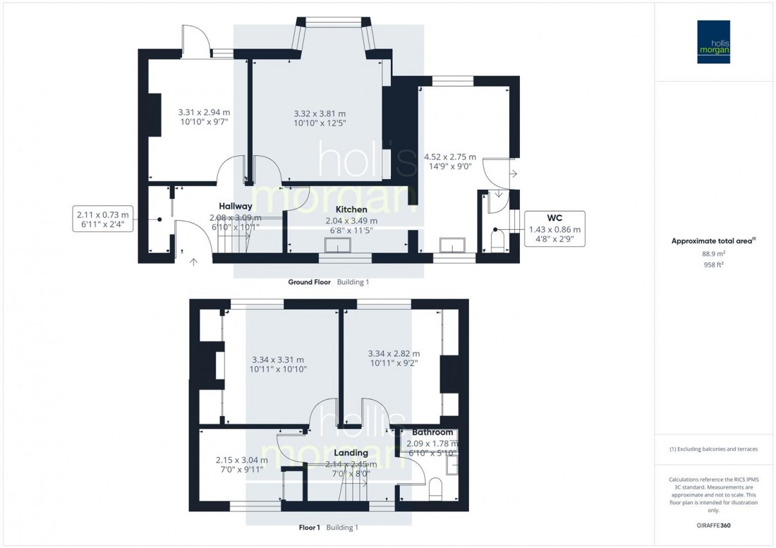 Floorplan for 2 X HOUSES | SWEDISH TIMBER CONSTRUCTION