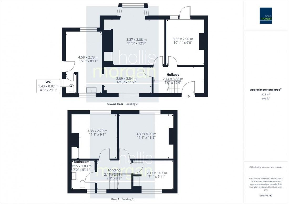 Floorplan for 2 X HOUSES | SWEDISH TIMBER CONSTRUCTION