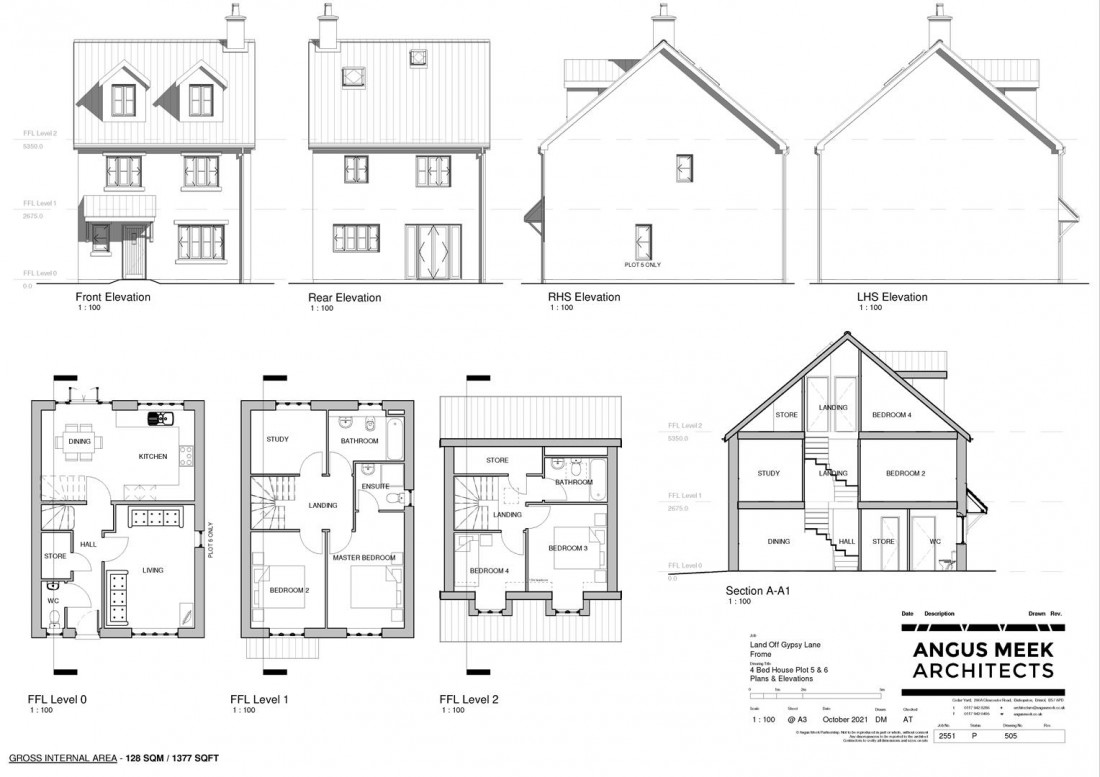 Floorplan for PLANNING GRANTED | 6 HOUSES | FROME