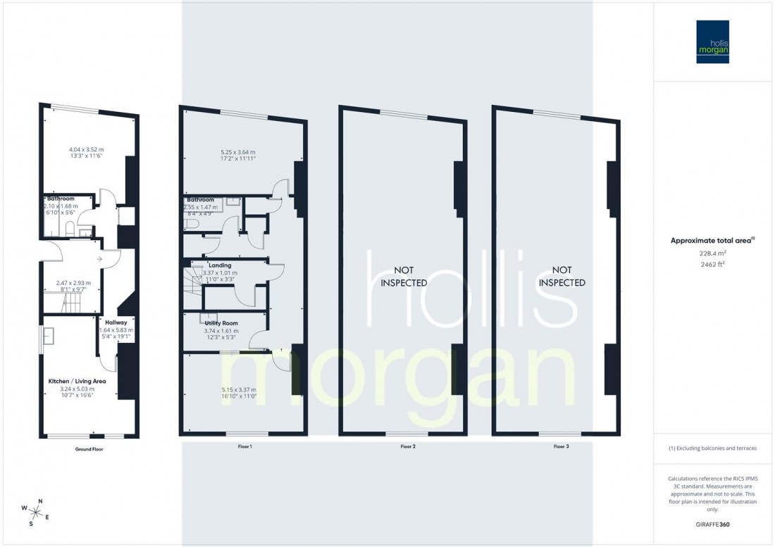 Floorplan for 3 X FLATS | TEWKSBURY