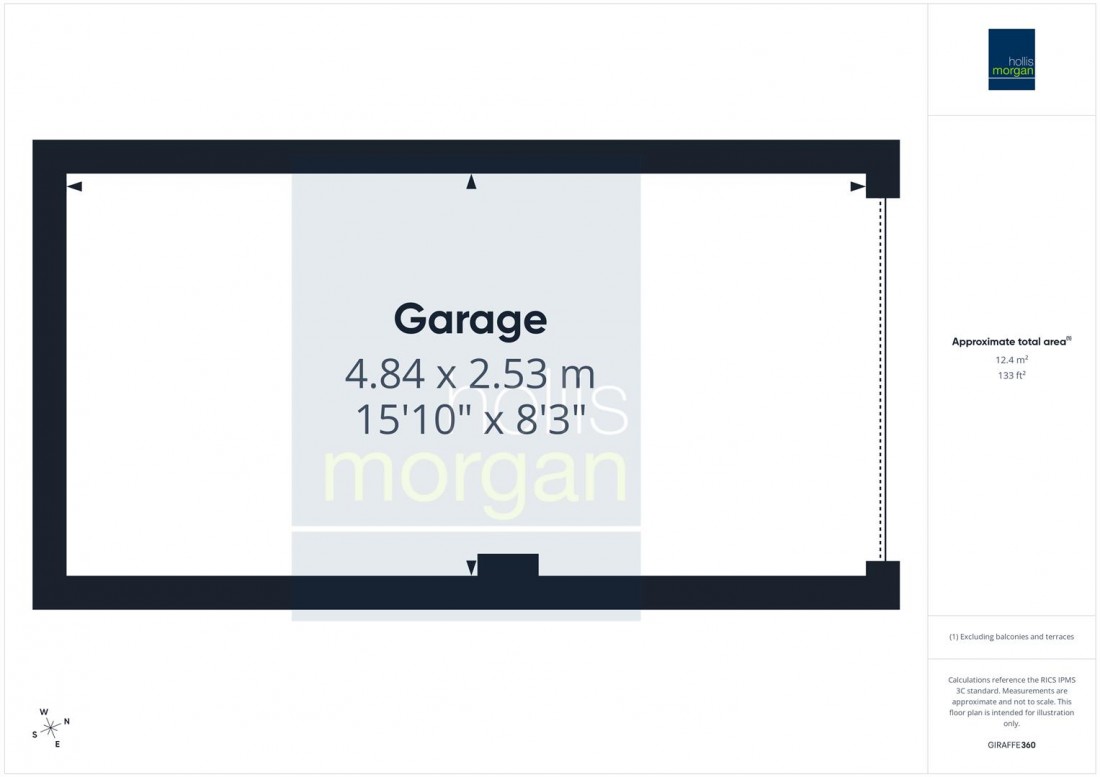 Floorplan for GARAGE | ASHLEY DOWN