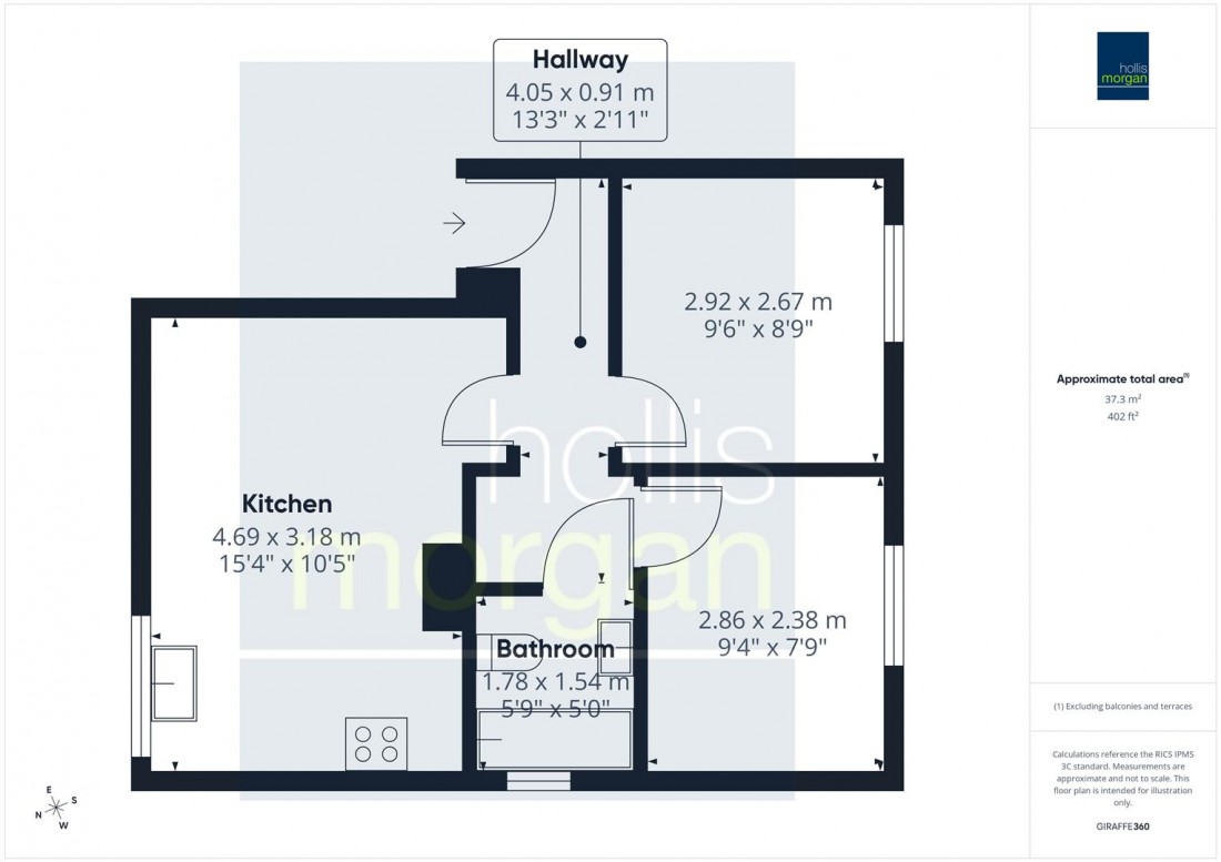 Floorplan for 2 BED FLAT | BS5