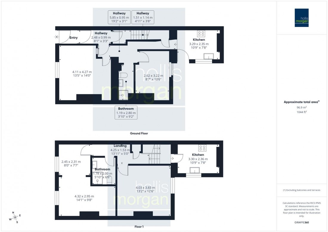 Floorplan for 2 X FLATS | WSM