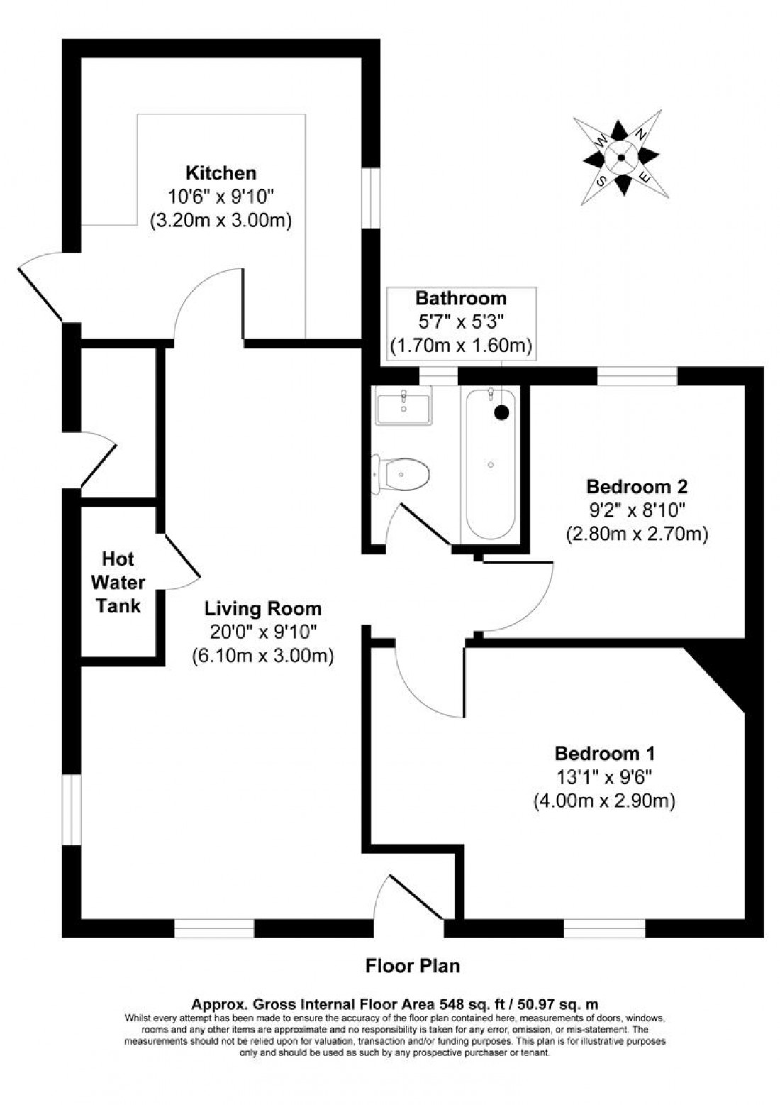 Floorplan for BUNGALOW | STICKLEPATH