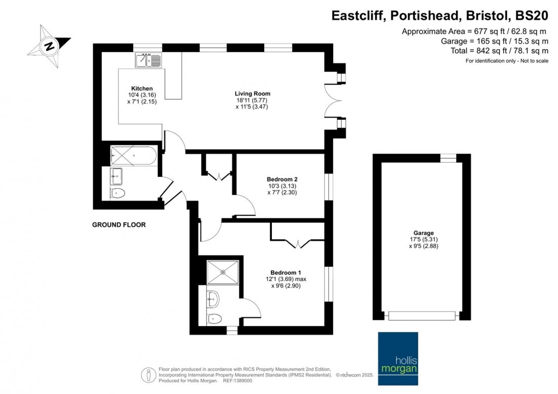 Floorplan for Eastcliff, Portishead