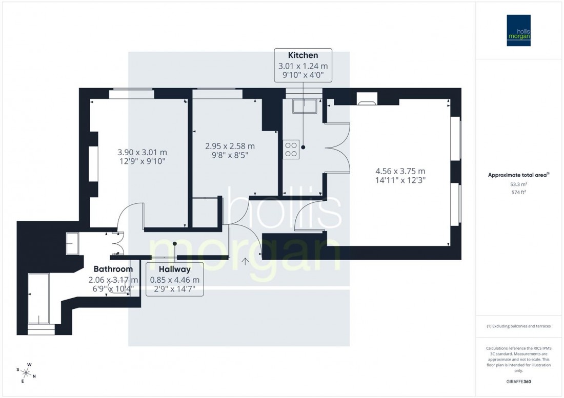Floorplan for Caledonia Place, Clifton