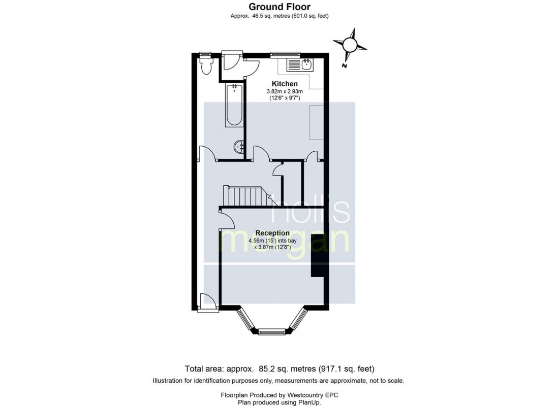 Floorplan for Albany Road, Montpellier, Bristol