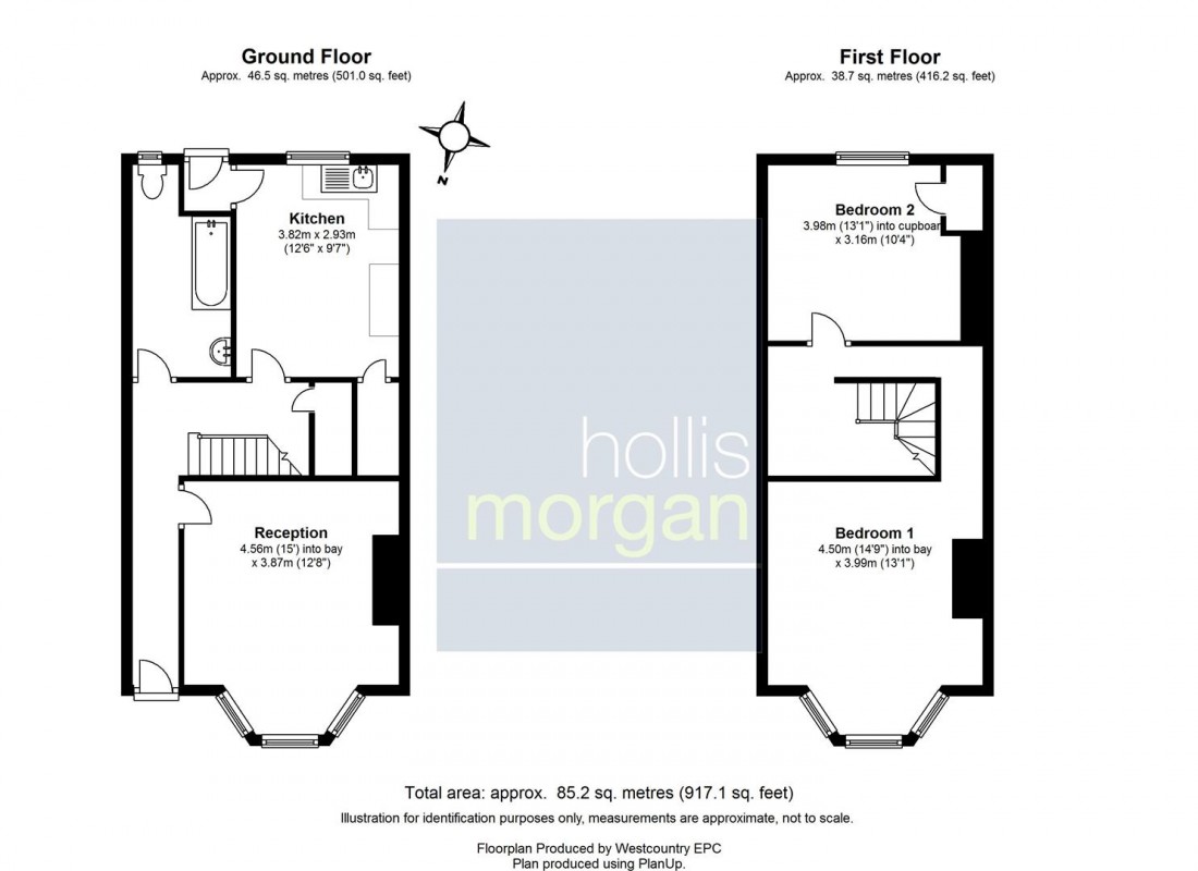 Floorplan for Albany Road, Montpellier, Bristol