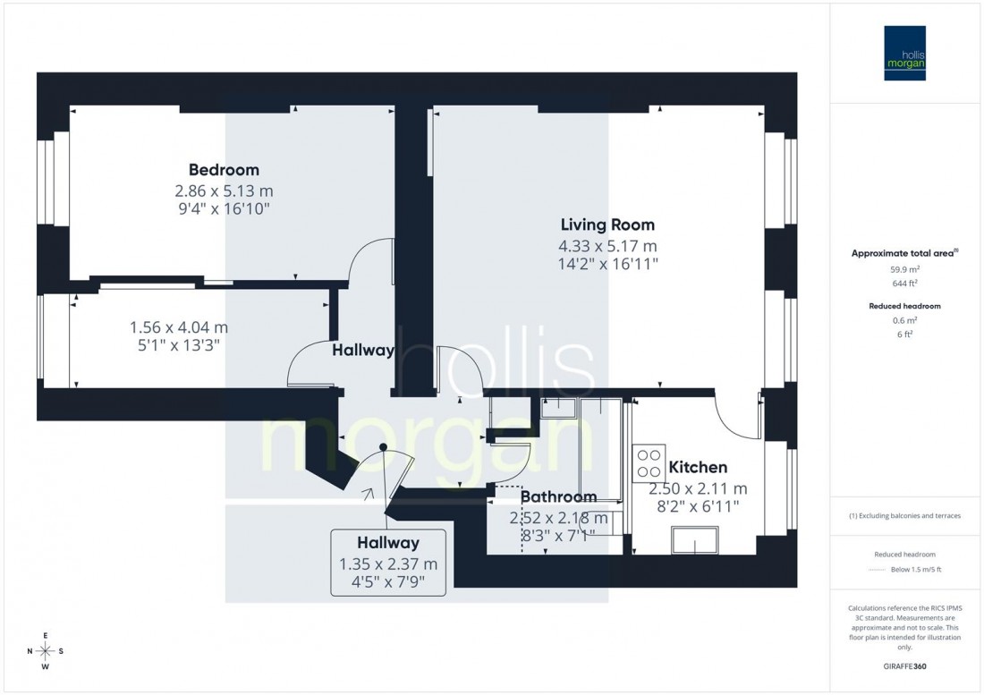 Floorplan for Cornwallis Crescent, Clifton
