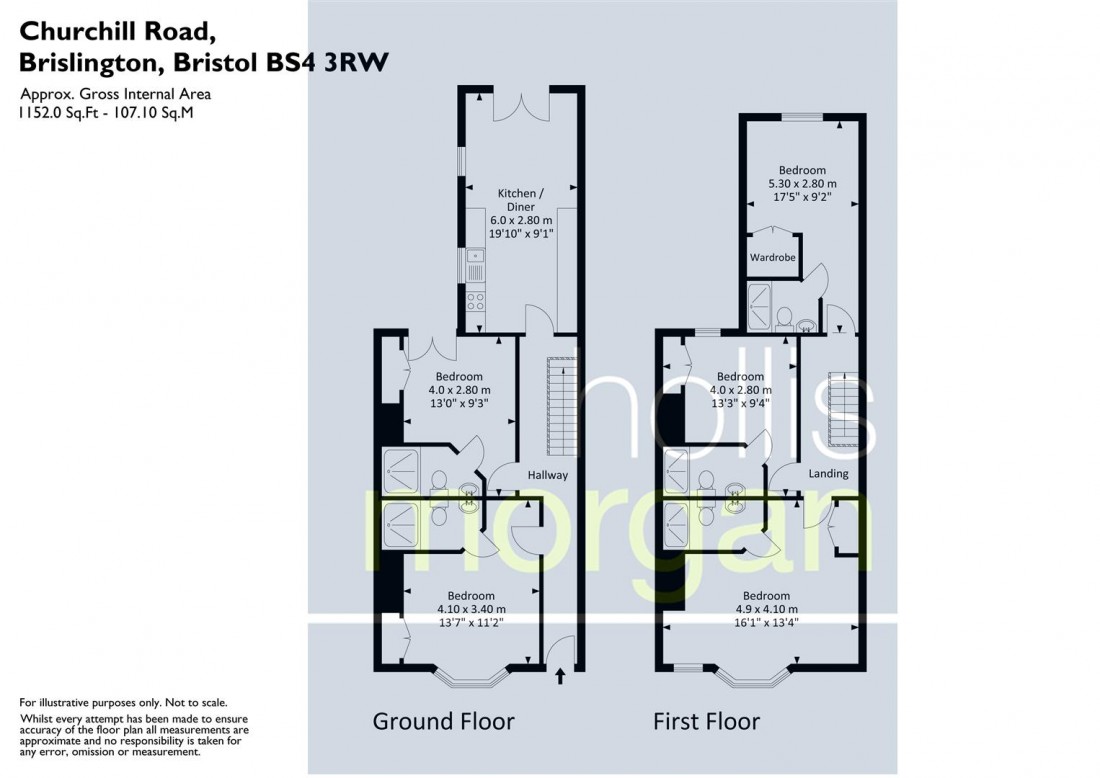 Floorplan for 5 BED | 5 BATH HMO | BRISLINGTON