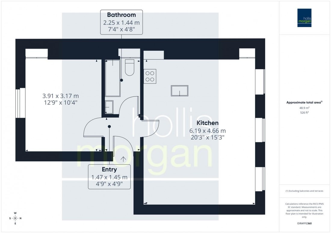 Floorplan for FLAT | COSMETIC UPDATING | BA1