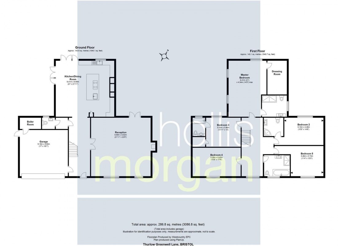 Floorplan for Greenwell Lane, Langford