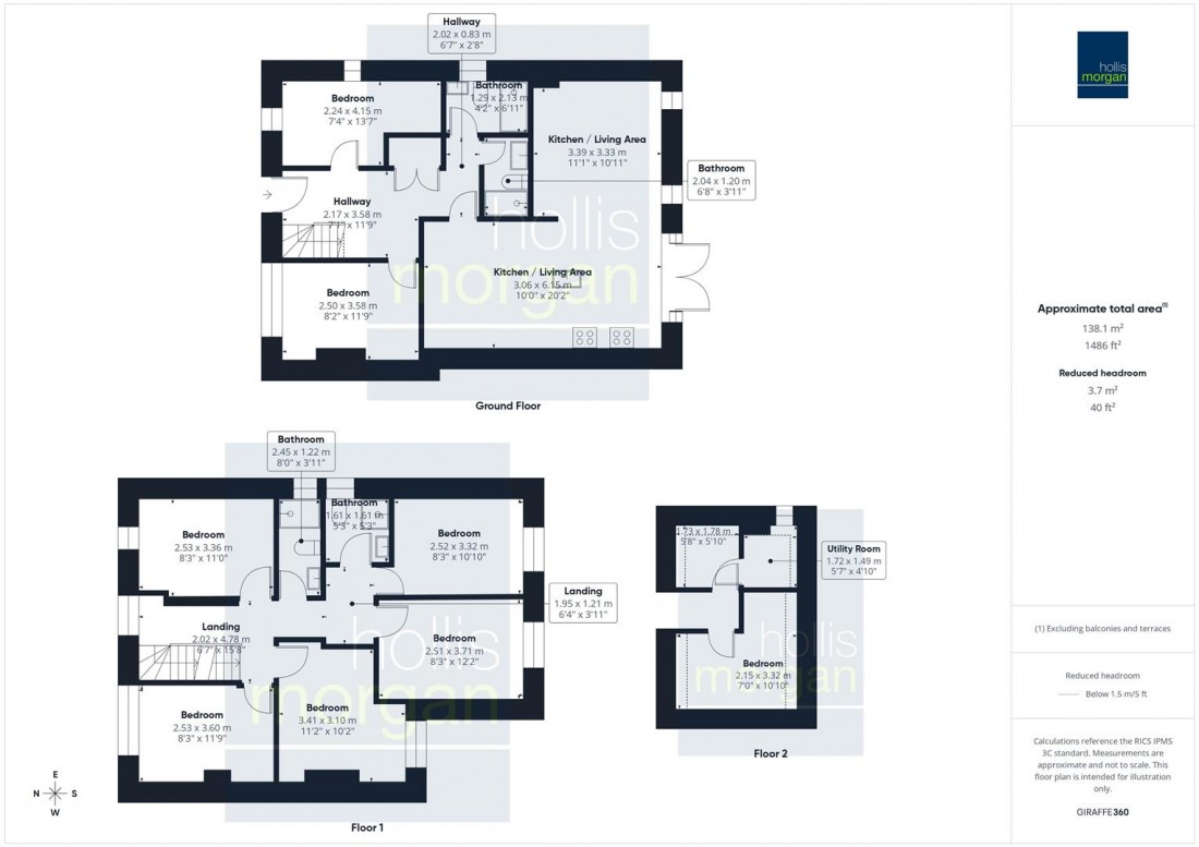 Floorplan for 8 BED HMO | £76,800 pa | BS7