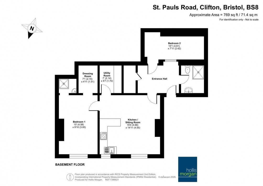Floorplan for St Pauls Road, Clifton