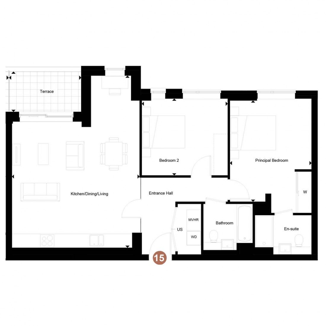 Floorplan for College Road, Clifton