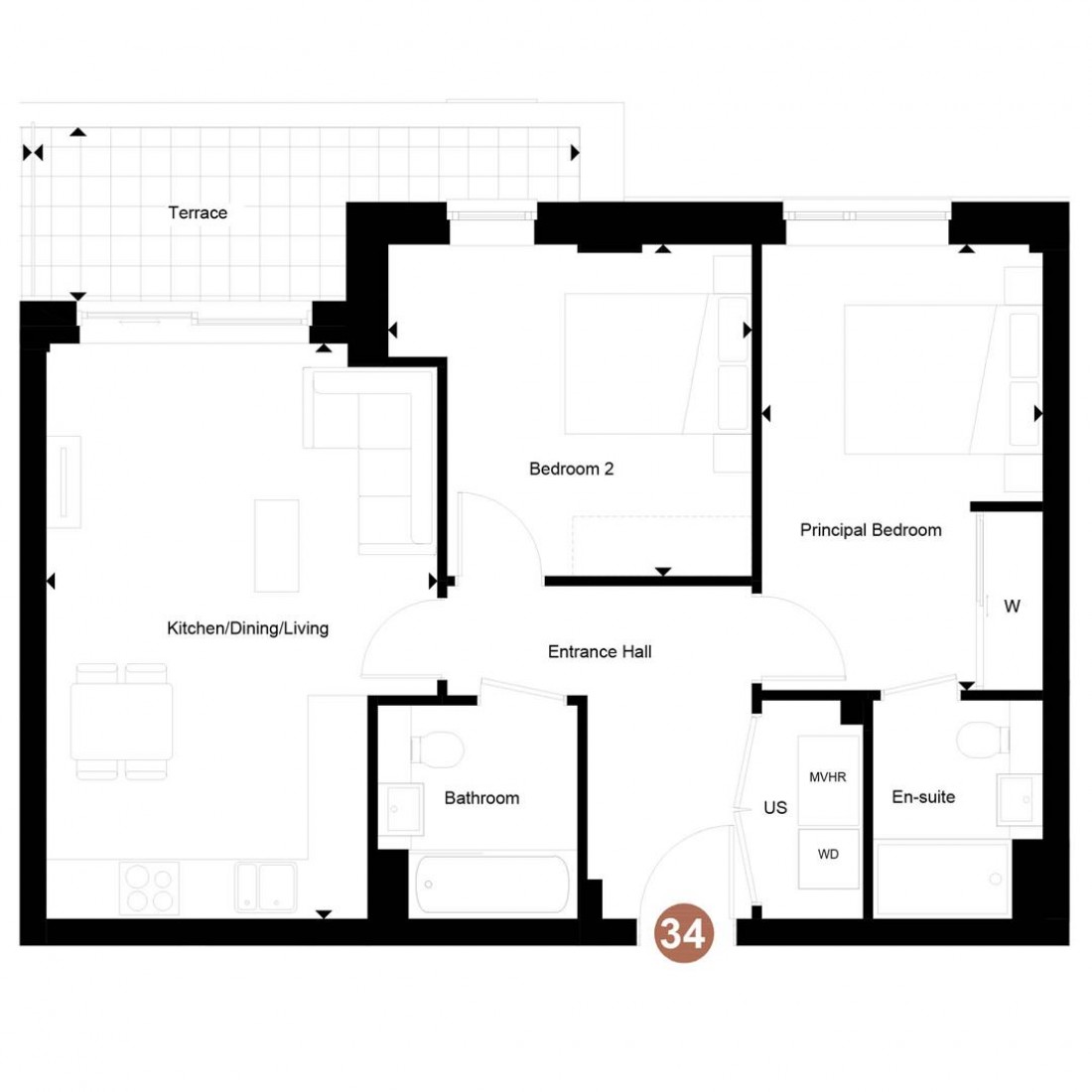 Floorplan for College Road, Clifton