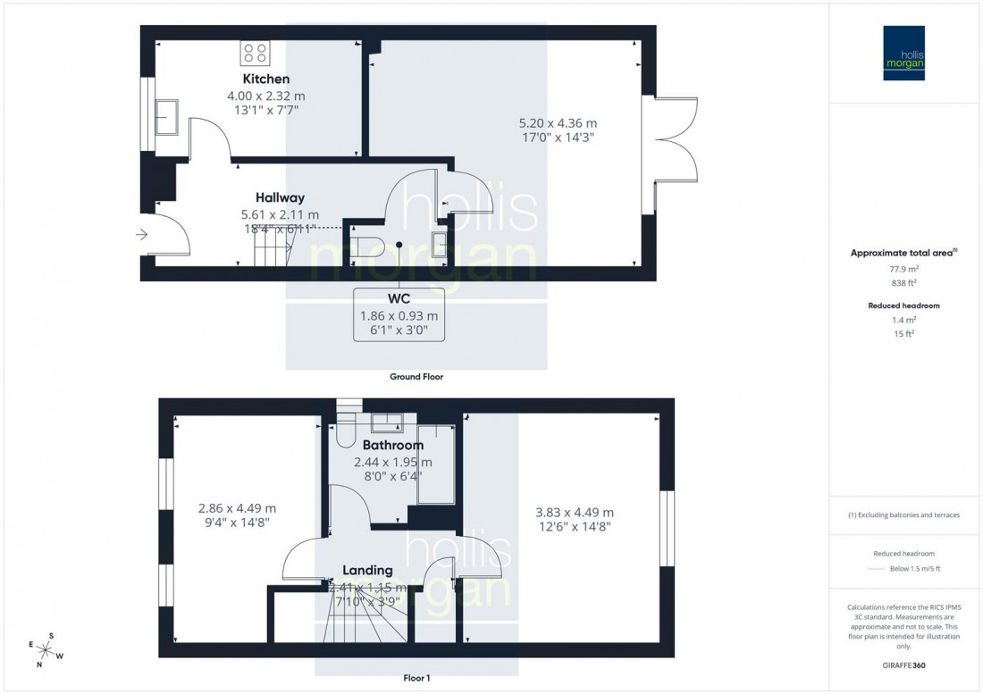 Floorplan for Conygre Grove, Filton