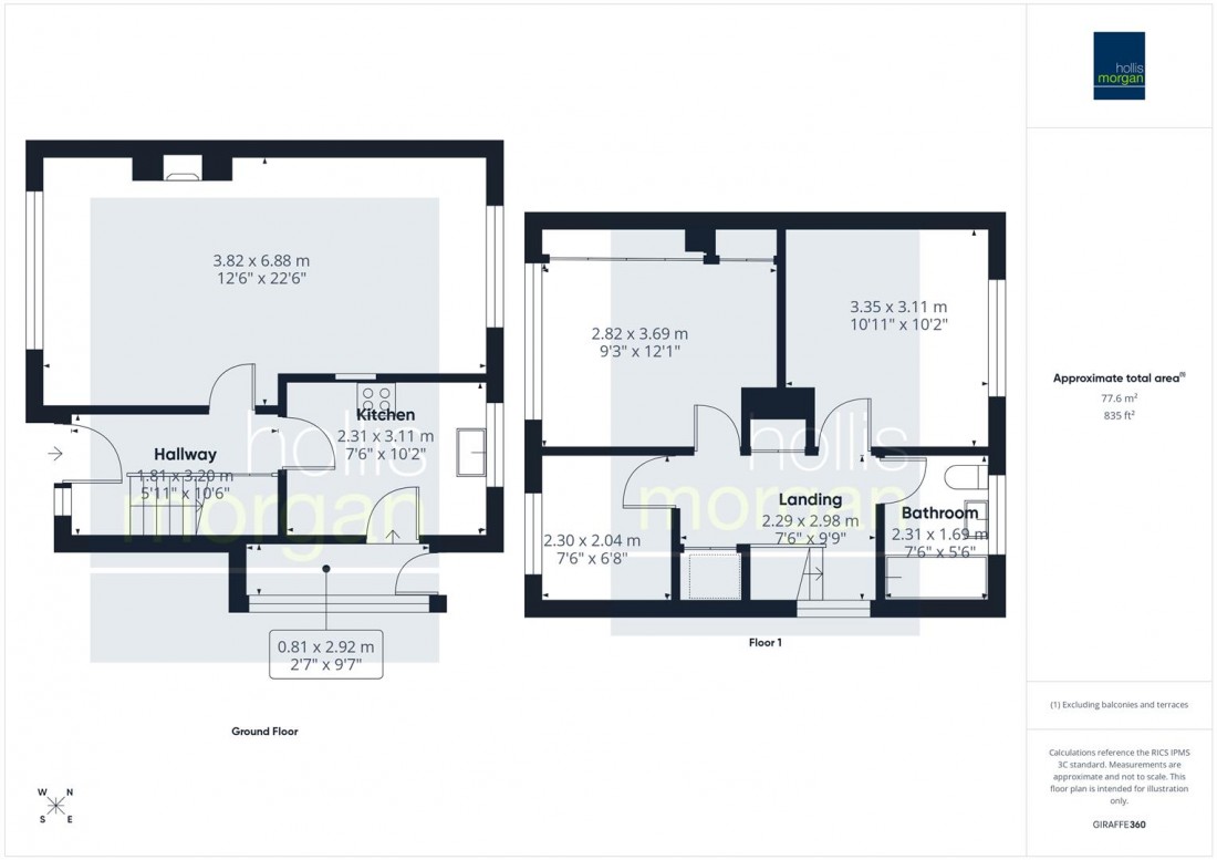 Floorplan for HOUSE | BASIC UPDATING | ODD DOWN